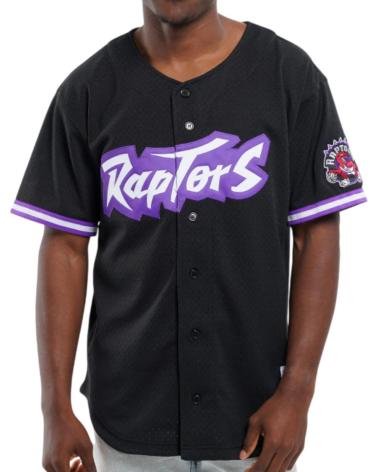 MITCHELL NESS CAMISA MICHELLE NESS NBA TORONTO RAPTORS NEVER OUT NEGRO