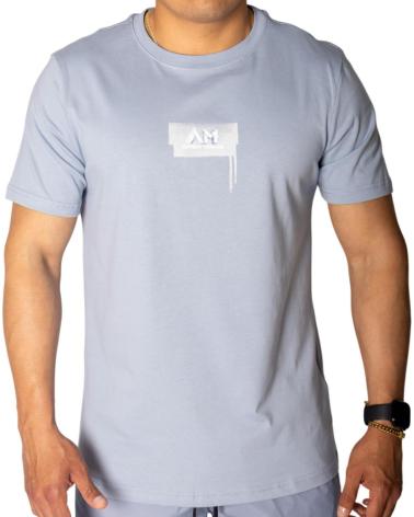 ANTONY MORATO CAMISETA AZUL SKY CON ESTAMPADO LOGO BLANCO
