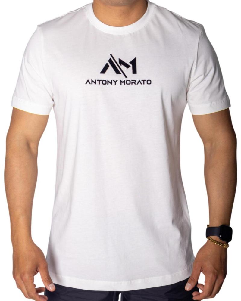 ANTONY MORATO CAMISETA BLANCA CON ESTAMPADO LOGO 3D