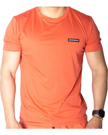 ANTONY MORATO MERCERIZED COTTON T-SHIRT PAPRIKA