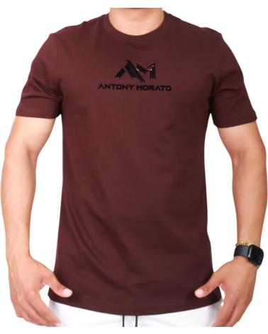 ANTONY MORATO CAMISETA LOGO NEW 3D PUNTO DE ALGODON HOMBRE BURDEOS