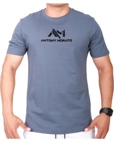 ANTONY MORATO CAMISETA LOGO NEW 3D PUNTO DE ALGODON HOMBRE GRIS