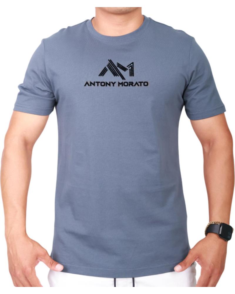 ANTONY MORATO CAMISETA LOGO NEW 3D PUNTO DE ALGODON HOMBRE GRIS