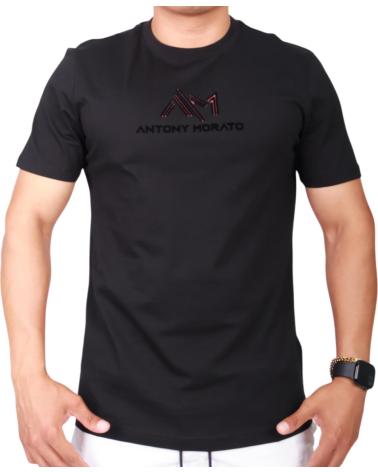 ANTONY MORATO CAMISETA LOGO NEW 3D PUNTO DE ALGODON HOMBRE NEGRO