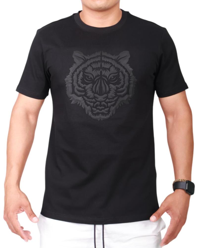 T-SHIRT ANTONY MORATO EN COTON AVEC IMPRIMÉ TIGRE NOIR
