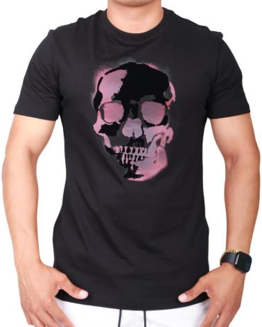 ANTONY MORATO CAMISETA REGULAR FIT CALAVAERA MULTICOLOR HOMBRE NEGRO