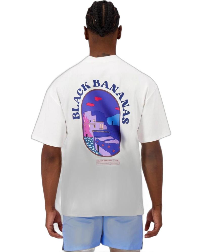 BLACK BANANAS CAMISETA FLIGHT OVERSIZE BLANCO