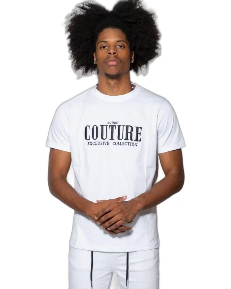 BUTNOT Camiseta Ricamo Couture Blanco