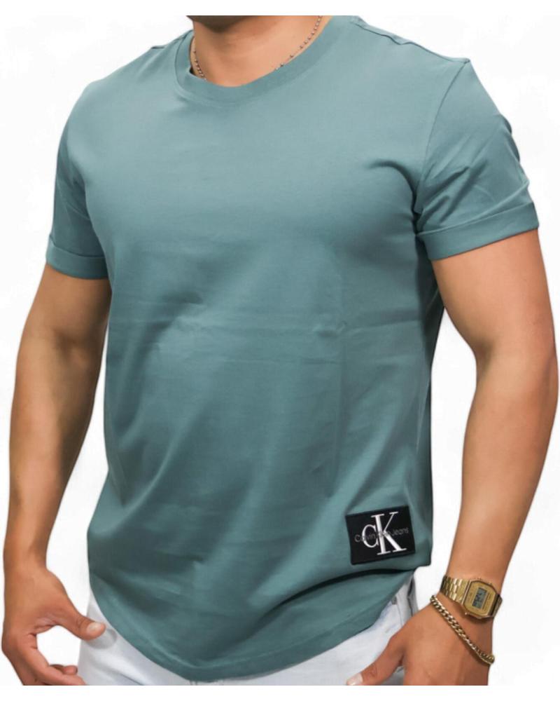 CALVIN KLEIN CAMISETA BADGE VERDE CALVIN KLEIN CAMISETA BADGE VERDE