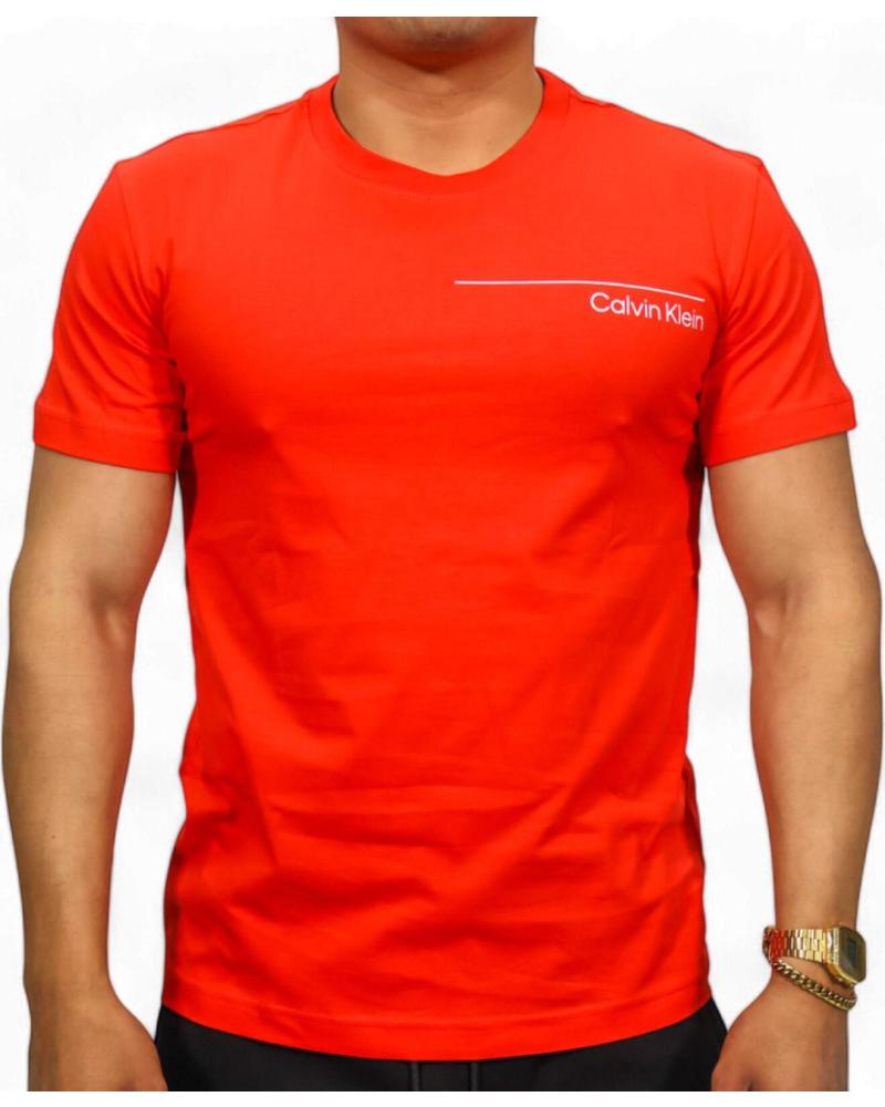 CALVIN KLEIN CAMISETA BASIC LINE ROJO CALVIN KLEIN CAMISETA BASIC LINE ROJO
