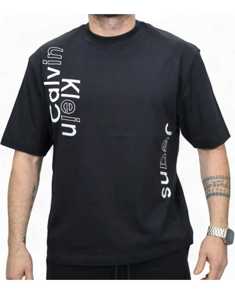CALVIN KLEIN CAMISETA BLOQUE GRAFICO NEGRO