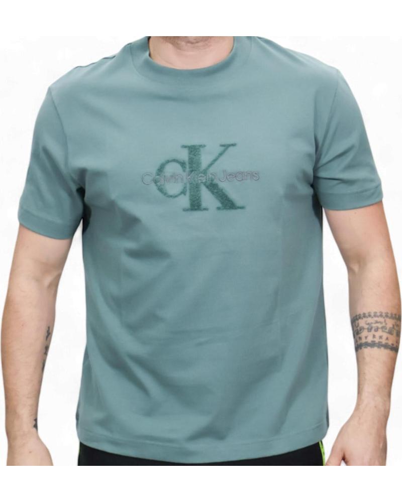 CALVIN KLEIN CAMISETA CHENILLE VERDE CALVIN KLEIN CAMISETA CHENILLE VERDE