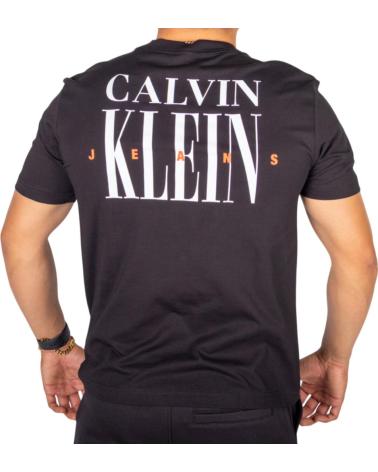 CALVIN KLEIN CAMISETA CON LOGO ESPALDA NEGRO