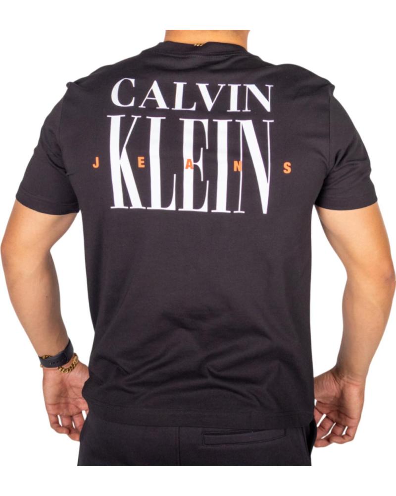 CALVIN KLEIN CAMISETA CON LOGO ESPALDA NEGRO