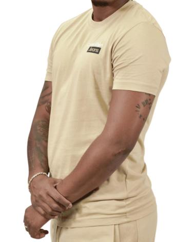 CALVIN KLEIN CAMISETA CON LOGO FRONTAL BEIGE
