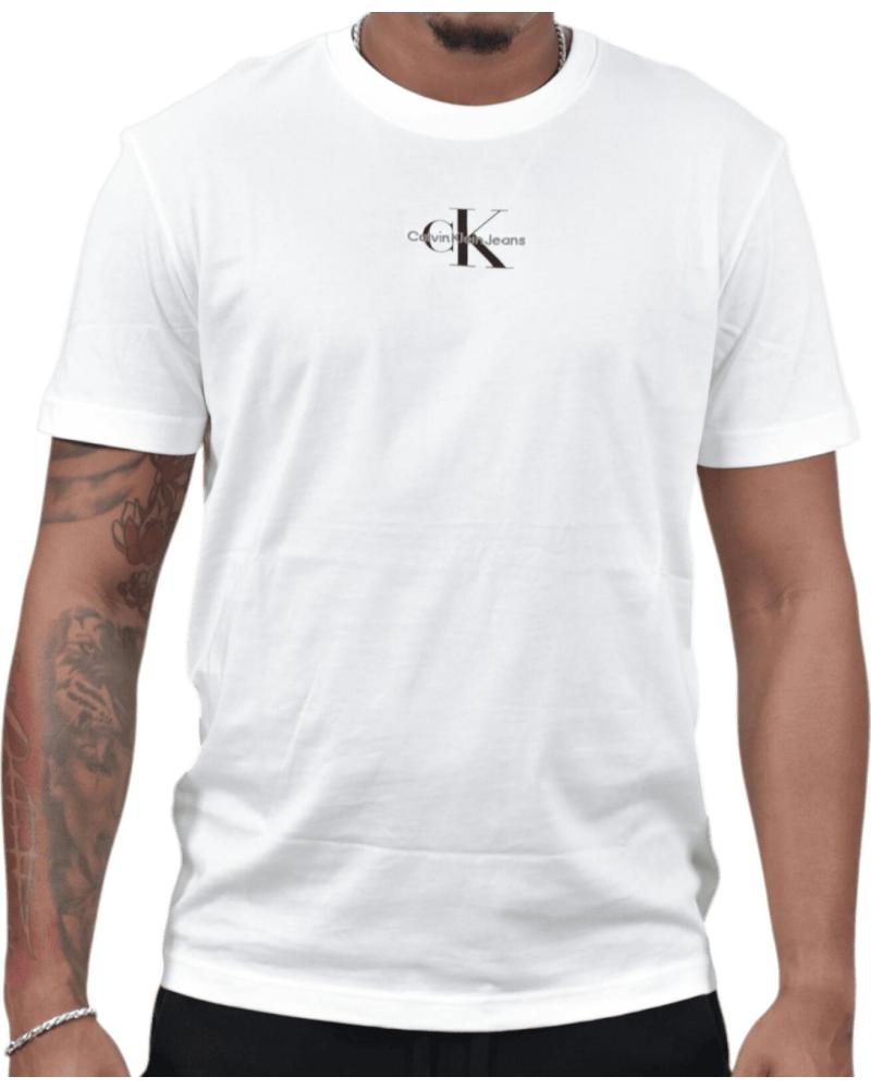 CALVIN KLEIN CAMISETA CON MONOGRAMA BLANCO CALVIN KLEIN CAMISETA CON MONOGRAMA BLANCO