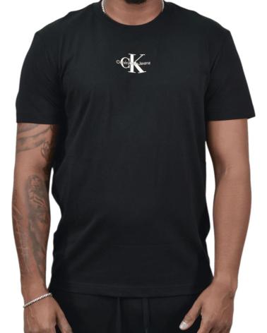 CALVIN KLEIN CAMISETA CON MONOGRAMA NEGRO