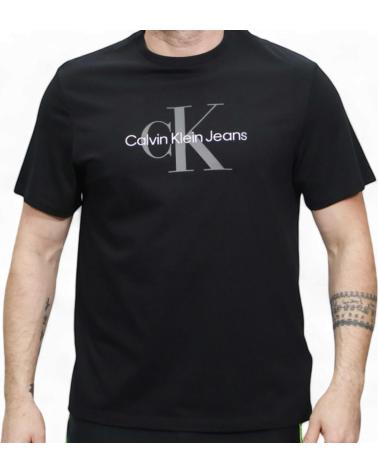 CALVIN KLEIN CAMISETA HERO MONOGRAM NEGRA
