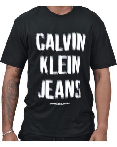 CALVIN KLEIN CAMISETA ILLUSION LOGO NEGRO