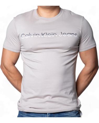 CALVIN KLEIN CAMISETA INSTITUTIONAL LOGO GRIS