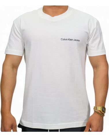 CALVIN KLEIN CAMISETA JEANS BASICA BLANCO