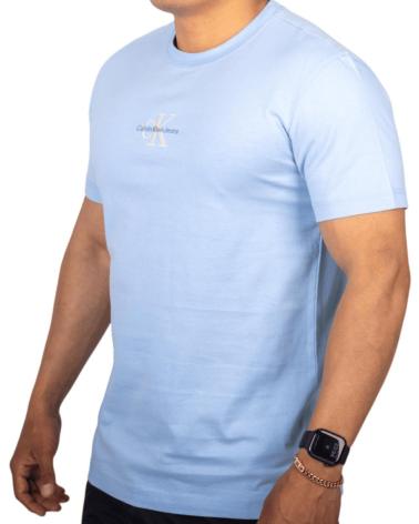CALVIN KLEIN CAMISETA CALVIN KLEIN JEANS MONOLOGO BASIC CELESTE