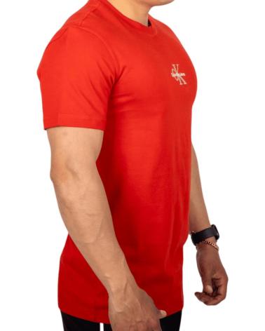 CALVIN KLEIN CAMISETA CALVIN KLEIN JEANS MONOLOGO BASIC ROJO