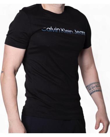 CALVIN KLEIN CAMISETA LOGO INSTITUTIONAL NEGRO