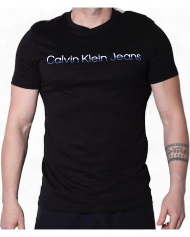CALVIN KLEIN CAMISETA LOGO INSTITUTIONAL NEGRO