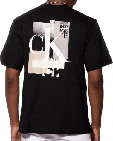 CALVIN KLEIN CAMISETA OVERSIZE CON LOGO PARTE TRASERA NEGRO