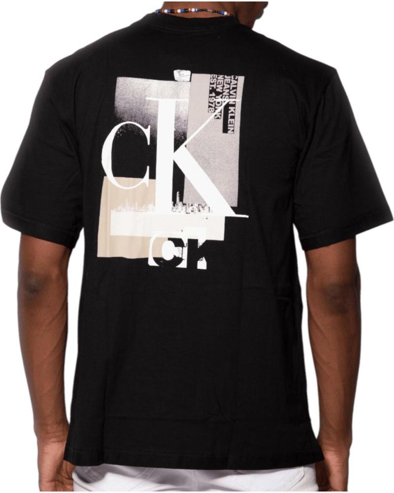 CALVIN KLEIN CAMISETA OVERSIZE CON LOGO PARTE TRASERA NEGRO