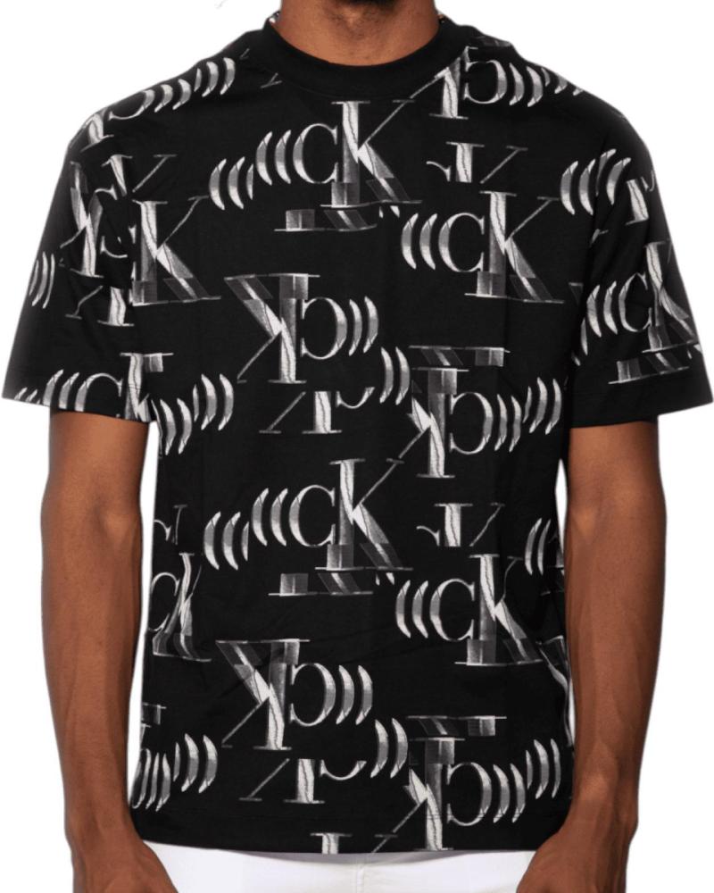 CALVIN KLEIN CAMISETA RELAXED CON LOGO ALL OVER NEGRO CALVIN KLEIN CAMISETA RELAXED CON LOGO ALL OVER NEGRO