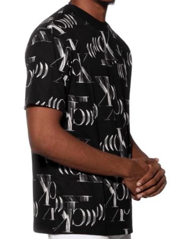 CALVIN KLEIN CAMISETA RELAXED CON LOGO ALL OVER NEGRO CALVIN KLEIN CAMISETA RELAXED CON LOGO ALL OVER NEGRO