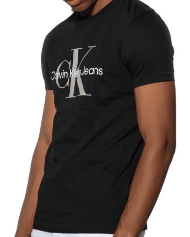 CALVIN KLEIN CAMISETA SLIM CON MONOGRAMA NEGRO CALVIN KLEIN CAMISETA SLIM CON MONOGRAMA NEGRO
