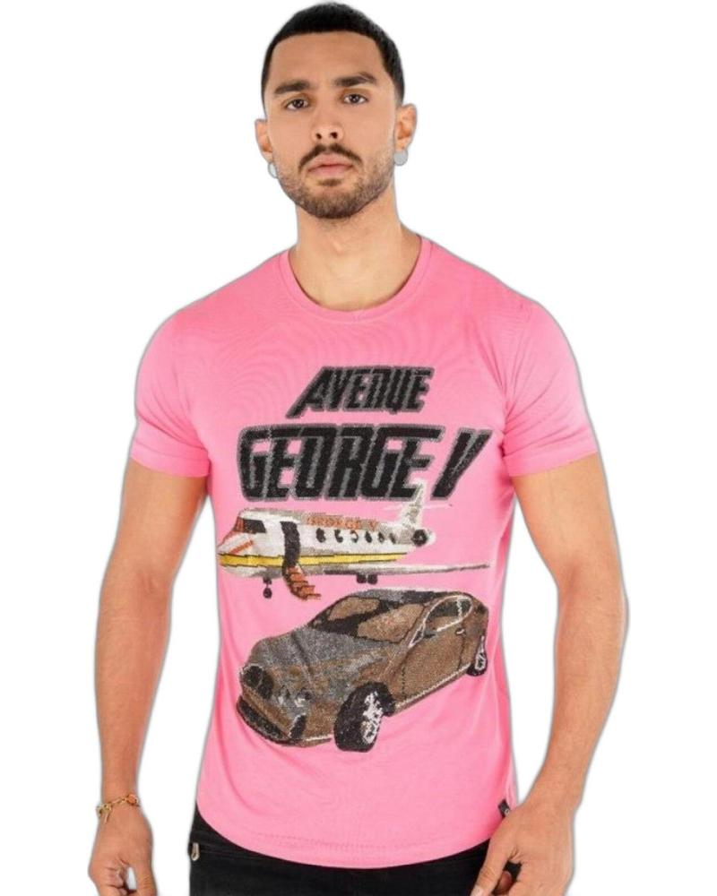 GEORGE V PARIS CAMISETA AVENUE ROSA GEORGE V PARIS CAMISETA AVENUE ROSA