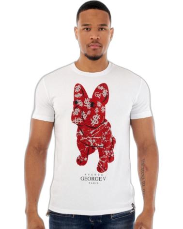 GEORGE V PARIS CAMISETA BULLDOG GV BLANCO