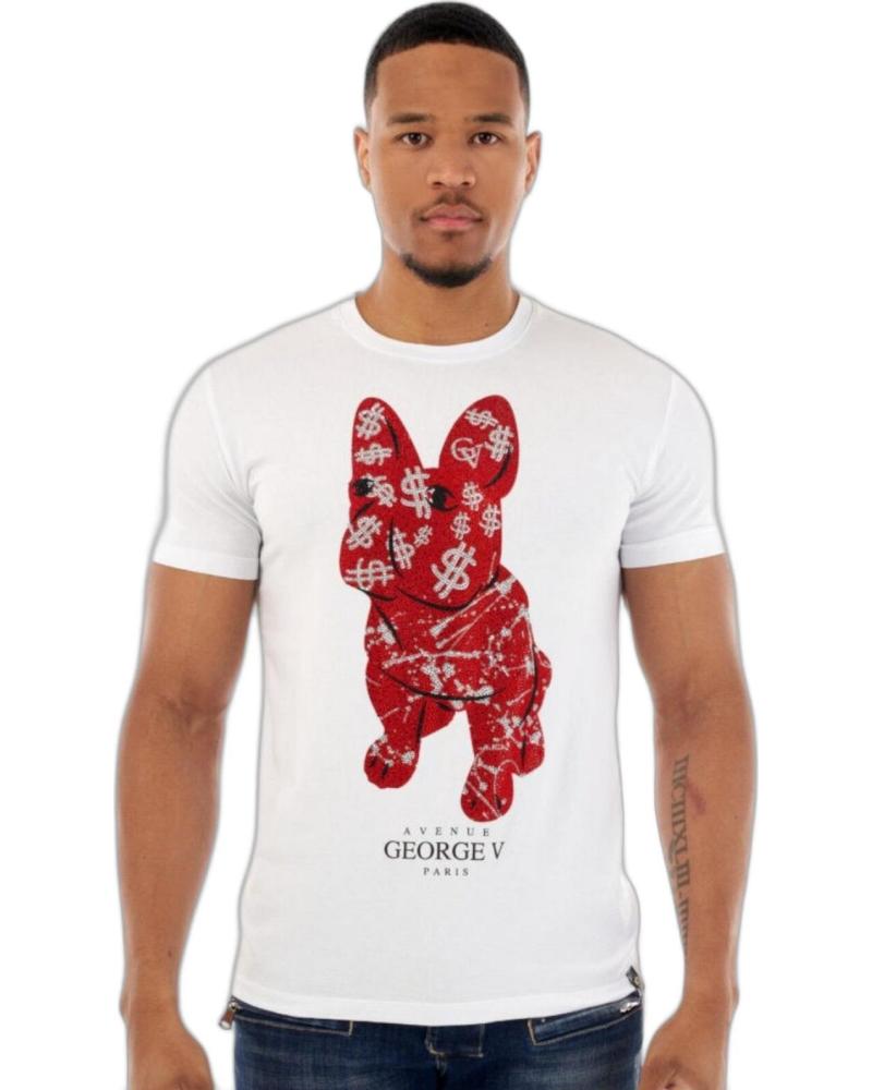 GEORGE V PARIS CAMISETA BULLDOG GV BLANCO GEORGE V PARIS CAMISETA BULLDOG GV BLANCO