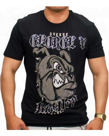 GEORGE V PARIS CAMISETA CARTOON NEGRA