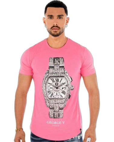 GEORGE V PARIS CAMISETA CON RELOJ ROSA
