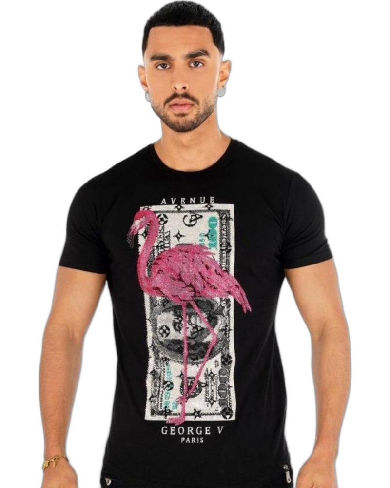GEORGE V PARIS CAMISETA DOLLAR FLAMENCO NEGRO