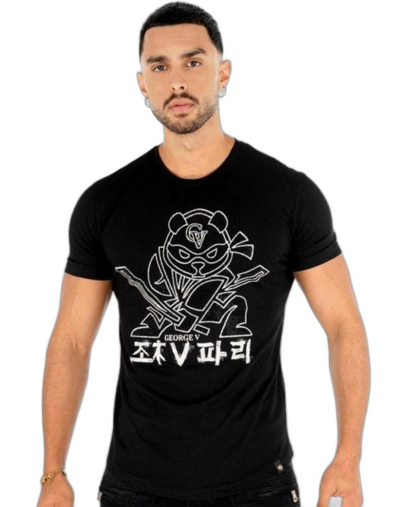 GEORGE V PARIS CAMISETA OSO NINJA SUPERHERO NEGRO GEORGE V PARIS CAMISETA OSO NINJA SUPERHERO NEGRO