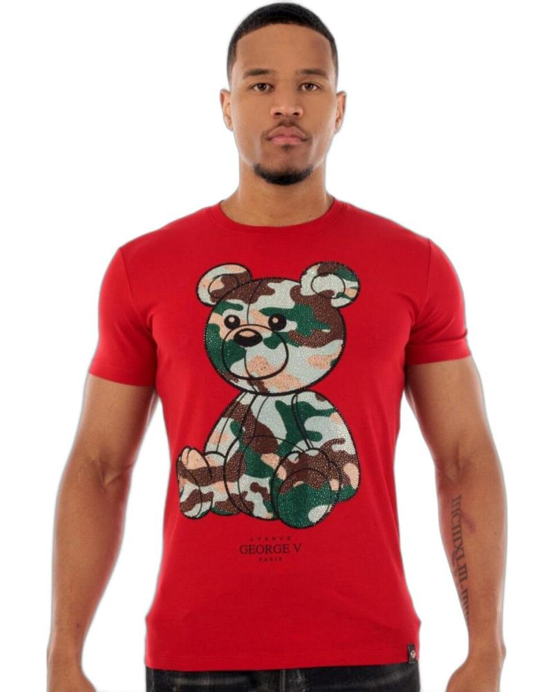 GEORGE V PARIS CAMISETA OSO TEDDY MILITAR ROJO Y VERDE