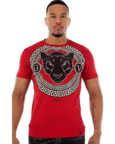 GEORGE V PARIS CAMISETA PANTERA BARROCO ROJO