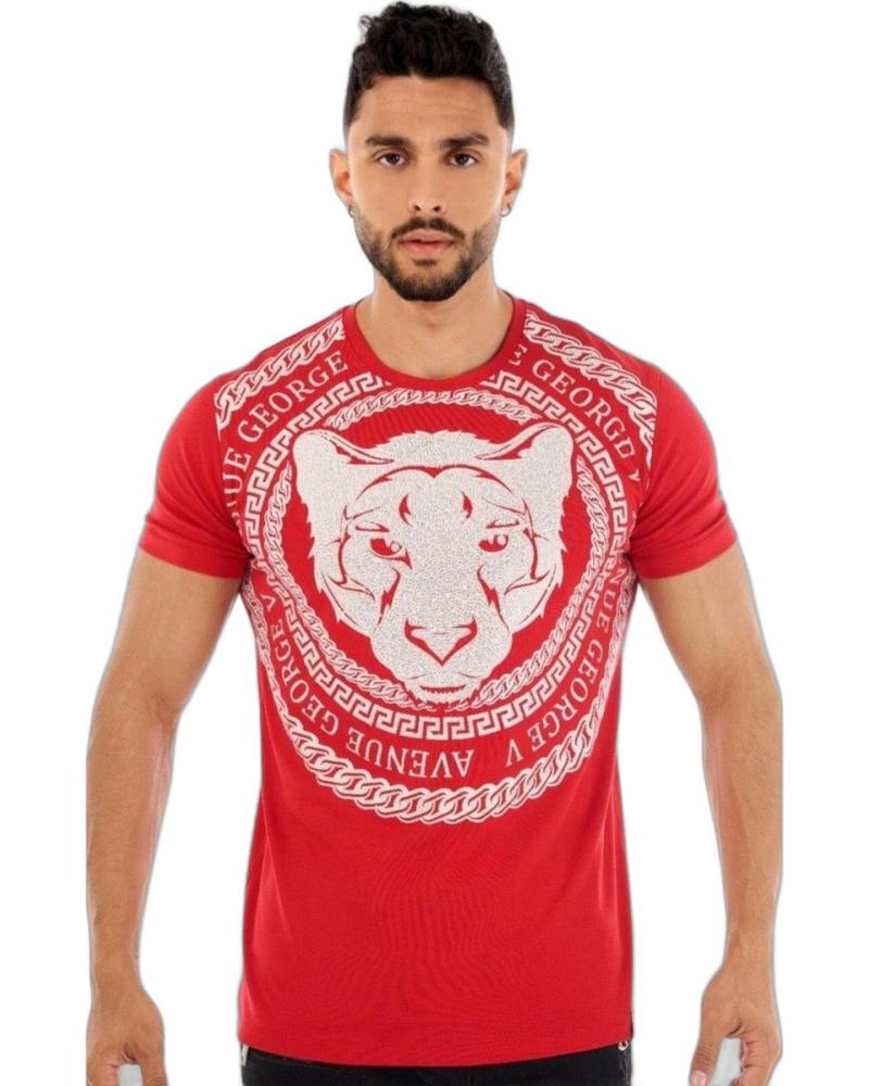 GEORGE V PARIS CAMISETA PANTERA GV BRILLANTE ROJO GEORGE V PARIS CAMISETA PANTERA GV BRILLANTE ROJO