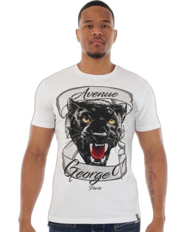 GEORGE V PARIS CAMISETA PANTERA SALVAJE GV BLANCO