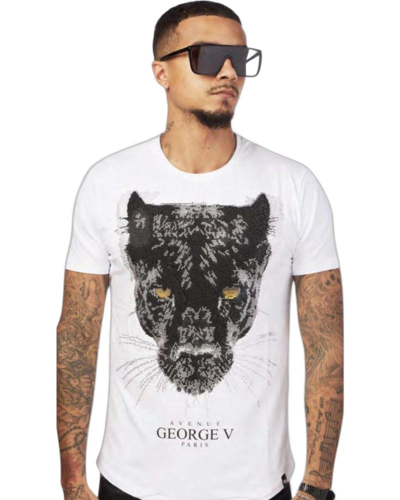 GEORGE V PARIS CAMISETA PODER PANTERA BLANCO GEORGE V PARIS CAMISETA PODER PANTERA BLANCO