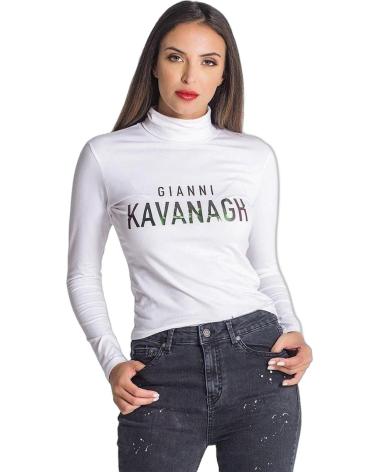 GIANNI KAVANAGH CAMISETA CUELLO ALTO MYSTIC BLANCO
