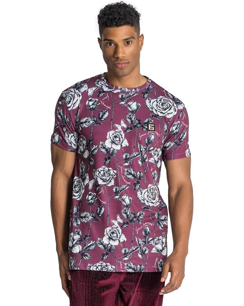 GIANNI KAVANAGH CAMISETA FLORAL NOVEL BURDEOS GIANNI KAVANAGH CAMISETA FLORAL NOVEL BURDEOS