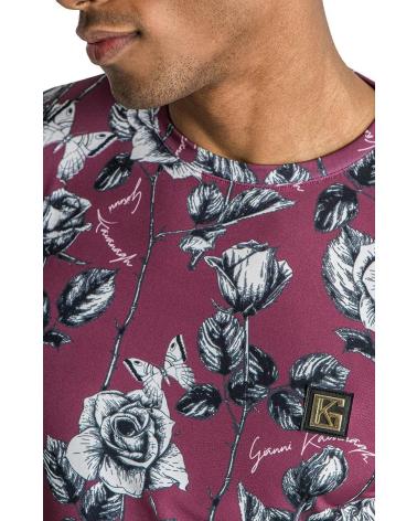 GIANNI KAVANAGH CAMISETA FLORAL NOVEL BURDEOS GIANNI KAVANAGH CAMISETA FLORAL NOVEL BURDEOS