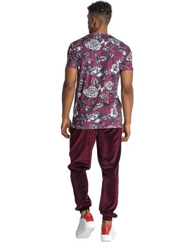 GIANNI KAVANAGH CAMISETA FLORAL NOVEL BURDEOS GIANNI KAVANAGH CAMISETA FLORAL NOVEL BURDEOS